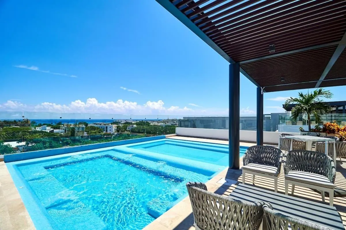 Apartment Luxury 2-Story Apt With Jacuzzi Playa del Carmen