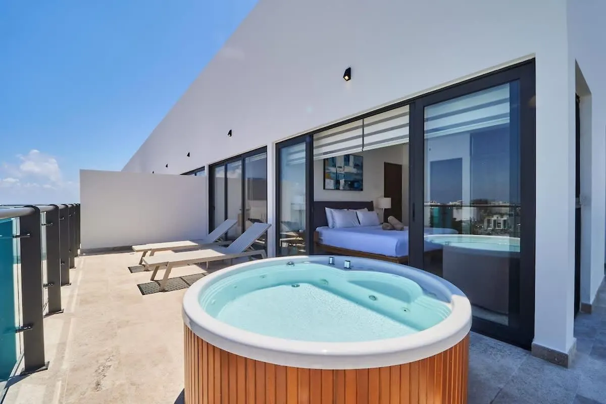 דירה פלאייה דל כרמן Luxury 2-Story Apt With Jacuzzi